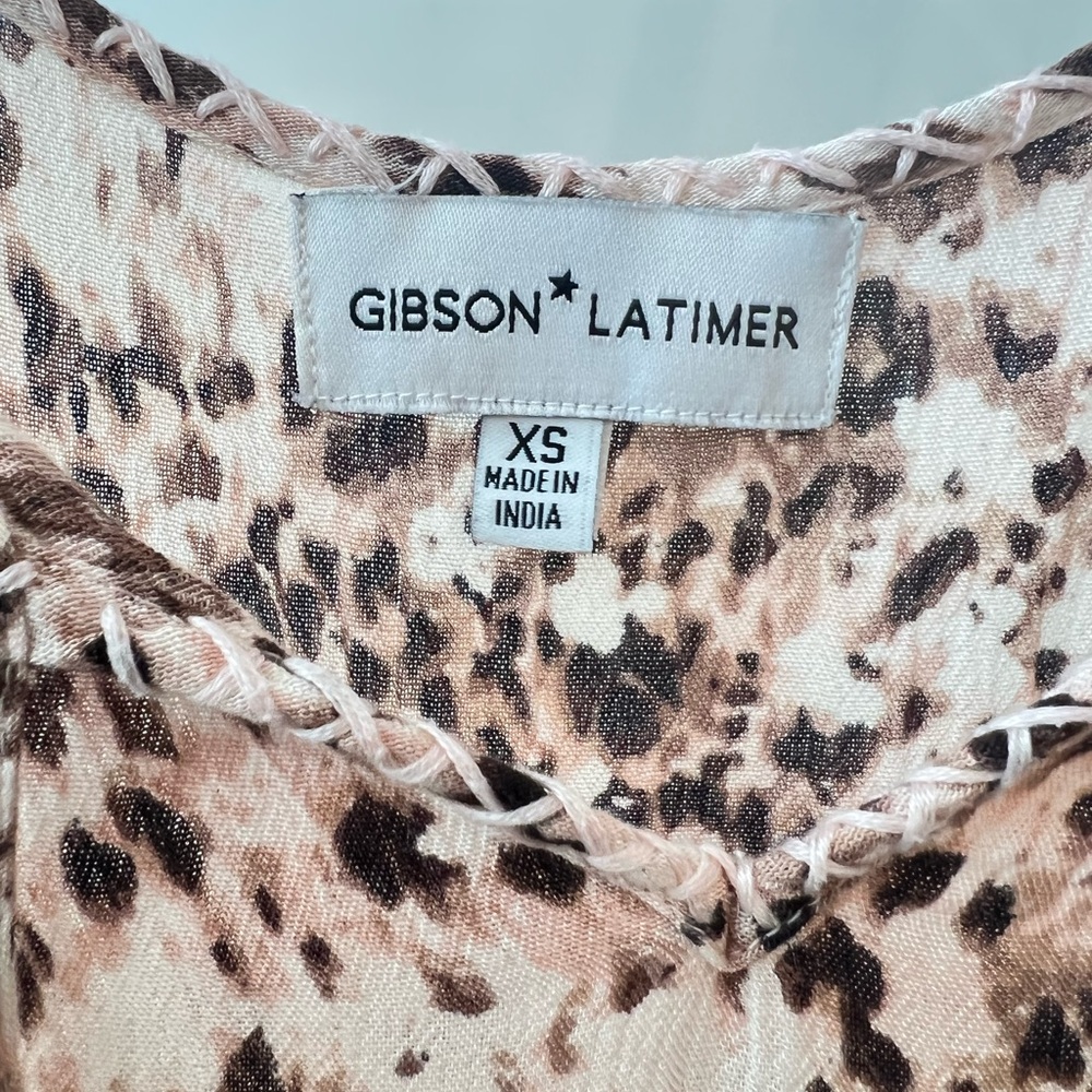 Gibson Latimer Animal Print Dress - Picture 5 of 9